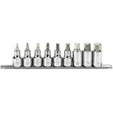 SATA kuuskant-otsikpadrunite komplekt 1/2", 4–17 mm, 9 | HL Autoosad