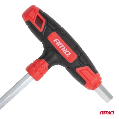 AMiO T-käepidemega kuuskantvõtmete komplekt, 8 osa | HL Autoosad