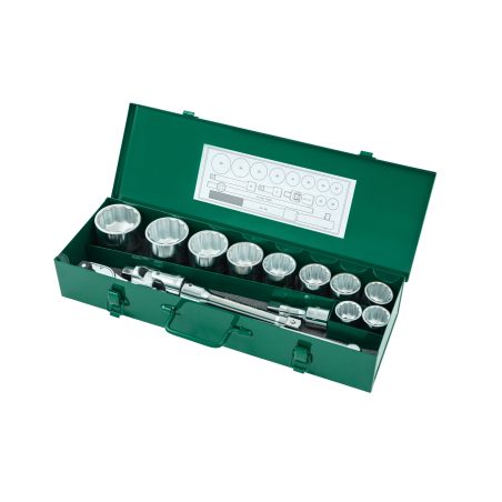 SATA padrunite komplekt 3/4" 30–60 mm, 12-kant, 15 osa | HL Autoosad