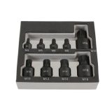 Laser Tools XZN löökotsikute komplekt M4–M18, 9 osa | HL Autoosad
