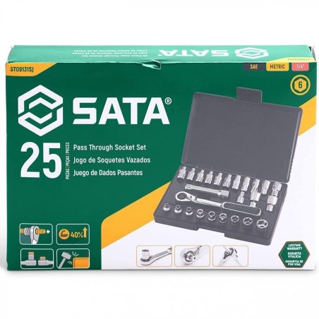 SATA Pass-Thru padrunite komplekt 1/4", 25 osa | HL Autoosad