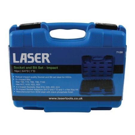 Laser Tools löökpadrunite ja -otsikute komplekt 3/4" | HL Autoosad