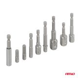 AMiO padruniadapterite komplekt 1/4", 3/8", 1/2", 9 | HL Autoosad