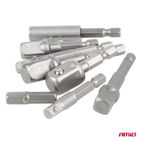 AMiO padruniadapterite komplekt 1/4", 3/8", 1/2", 9 | HL Autoosad