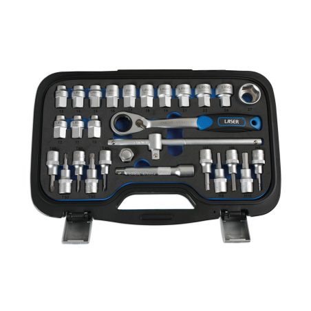 Laser Tools Go-Thru padrunite komplekt 1/2" 10–27 mm | HL Autoosad