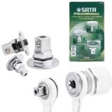 SATA adapterid lehtsilmusvõtmetele 1/4", 3/8", 1/2", 3 | HL Autoosad