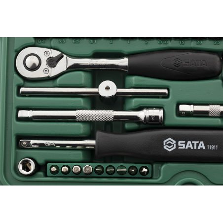 SATA padrunikomplekt 1/4", 52 osa (ST09002) | HL Autoosad