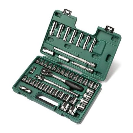 SATA padrunikomplekt 1/2", mm ja toll, 46 osa (ST09006) | HL Autoosad
