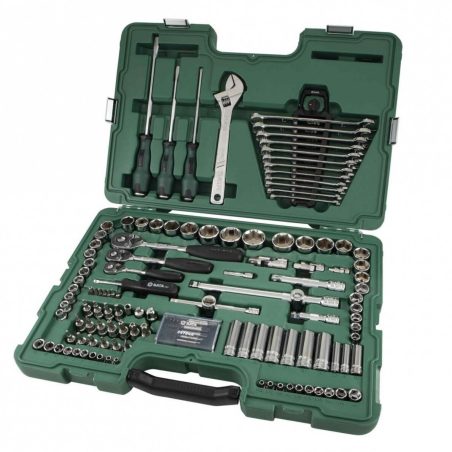 SATA padrunikomplekt 1/4", 3/8" ja 1/2", 124 osa | HL Autoosad