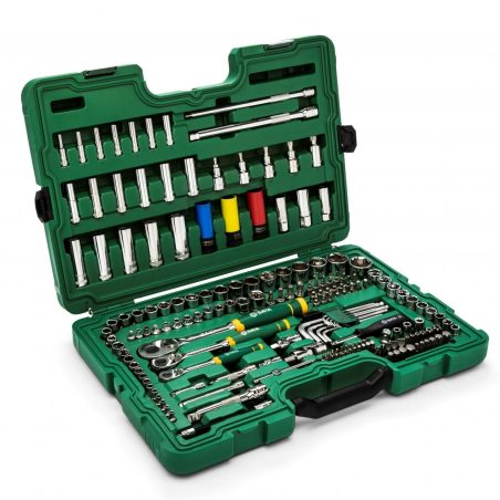 SATA padrunikomplekt 1/4", 3/8" ja 1/2", 180 osa | HL Autoosad