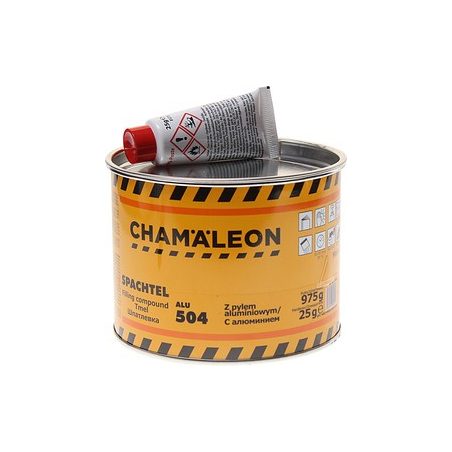Chamäleon 504 alumiiniumpahtel + kõvendi hall 1 kg | HL Autoosad