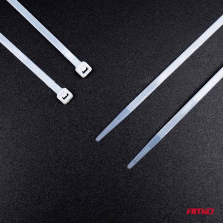 AMiO kaablisidemed 4,8 x 300 mm, valge, 100 tk (04311) | HL Autoosad