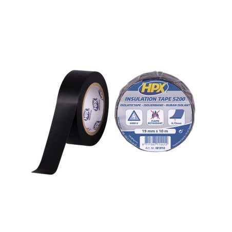 PVC isoleerteip must 19 mm x 10 m | HL Autoosad