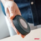 AMiO must tekstiilist elektriteip 19 mm x 15 m x 0,4 mm | HL Autoosad