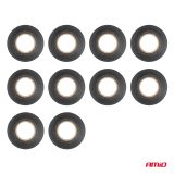 AMiO PVC isoleerteibid must 19 mm x 20 m, 10 tk | HL Autoosad