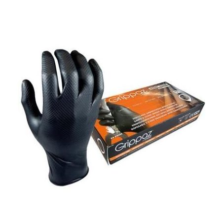 Laser Tools Grippaz nitriilkindad, mustad, M, 50 tk | HL Autoosad