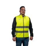 Reflektoorne soojendav fliisvest taskutega, suurus XL | HL Autoosad