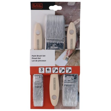 Black+Decker lapik pintslite komplekt, 3 tk | HL Autoosad