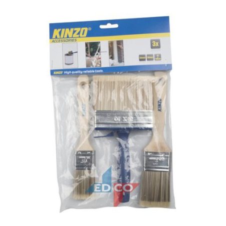 Kinzo värvipintslite komplekt, 3 tk: 100, 50, 38 mm | HL Autoosad
