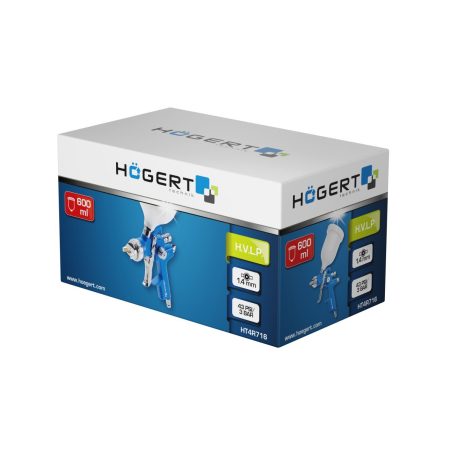 Högert värvipüstol ülapaagiga 600 ml, 1,4 mm | HL Autoosad