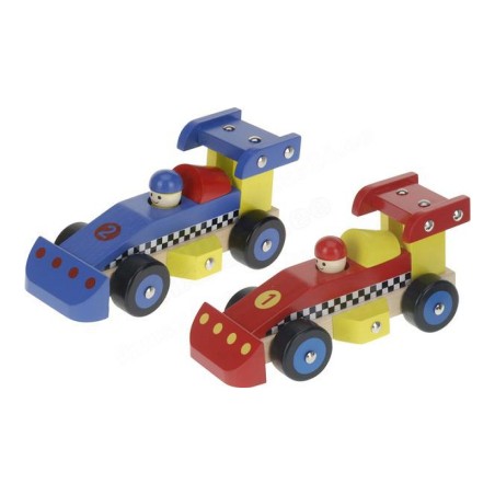 Mänguauto F1, puidust, 16 x 7 cm | HL Autoosad