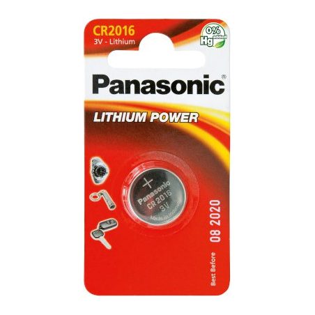 CR2016 Panasonic puldipatarei, 1 tk | HL Autoosad