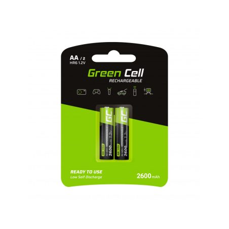 Green Cell GC laetavad patareid 2xAA 2600 mAh | HL Autoosad