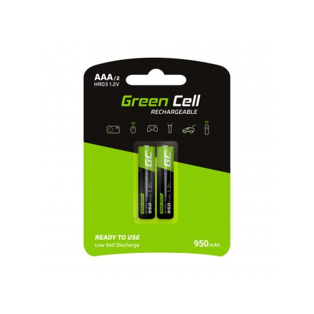 Green Cell GC laetavad patareid 2xAAA 950 mAh | HL Autoosad