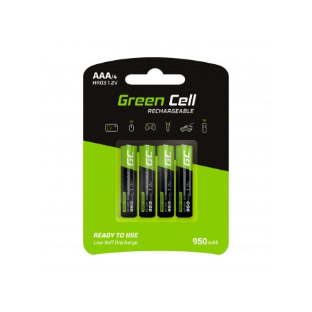 Green Cell GC laetavad patareid 4xAAA 950 mAh | HL Autoosad