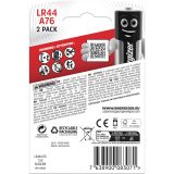 Patarei Energizer A76/LR44, 2 tk | HL Autoosad