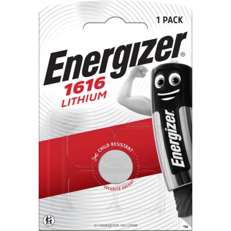 Patarei Energizer Lithium CR1616, 1 tk | HL Autoosad