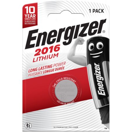 Patarei Energizer Lithium CR2016, 1 tk | HL Autoosad