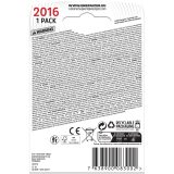 Patarei Energizer Lithium CR2016, 1 tk | HL Autoosad