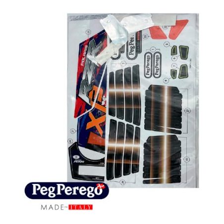 Peg Perego Polaris RZR 900 XP kleebiste komplekt | HL Autoosad