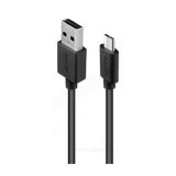 Micro USB kaabel, 2 m, must | HL Autoosad