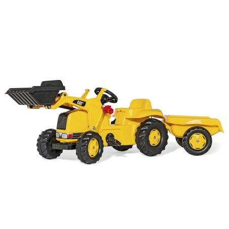 Rolly Toys pedaalidega traktor Cat kopa ja järelkäruga | HL Autoosad