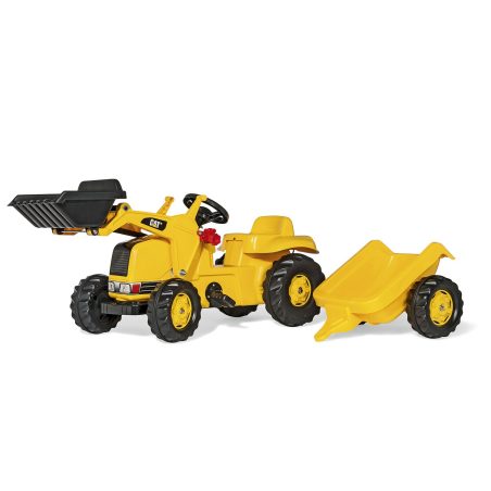 Rolly Toys pedaalidega traktor Cat kopa ja järelkäruga | HL Autoosad