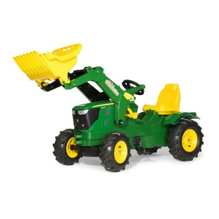 Rolly Toys pedaalidega traktor John Deere 6210R kopaga | HL Autoosad
