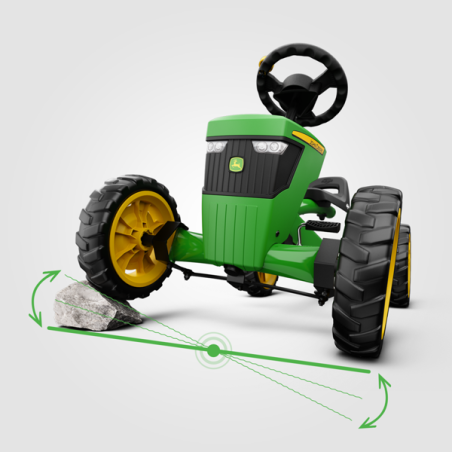 Berg pedaalkart Buzzy John Deere | HL Autoosad