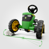 Berg pedaalkart Buzzy John Deere | HL Autoosad