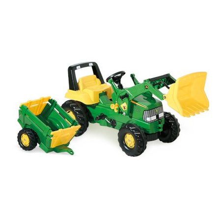 Rolly Toys Junior John Deere traktor kopa ja käruga | HL Autoosad
