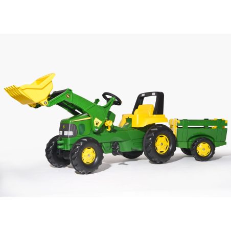Rolly Toys Junior John Deere traktor kopa ja käruga | HL Autoosad