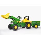 Rolly Toys Junior John Deere traktor kopa ja käruga | HL Autoosad