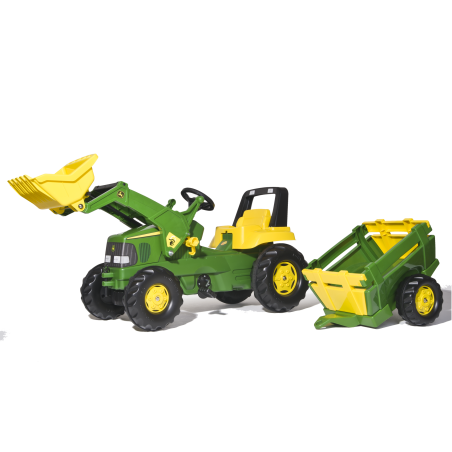 Rolly Toys Junior John Deere traktor kopa ja käruga | HL Autoosad