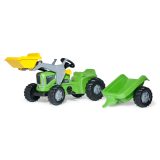 Rolly Toys RollyKiddy Futura traktor käru + kopaga | HL Autoosad