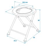 ProPlus WC pott kaasaskantav, kokkupandav | HL Autoosad