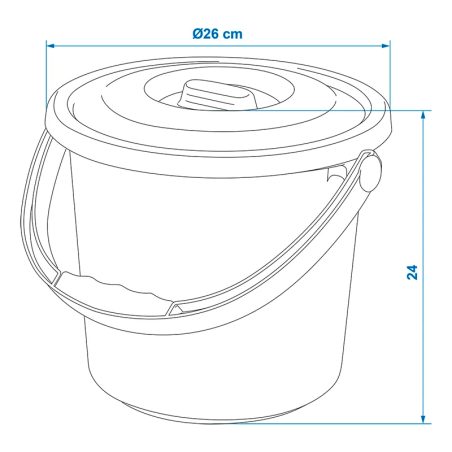 ProPlus ämber kaanega 9 L sinine | HL Autoosad