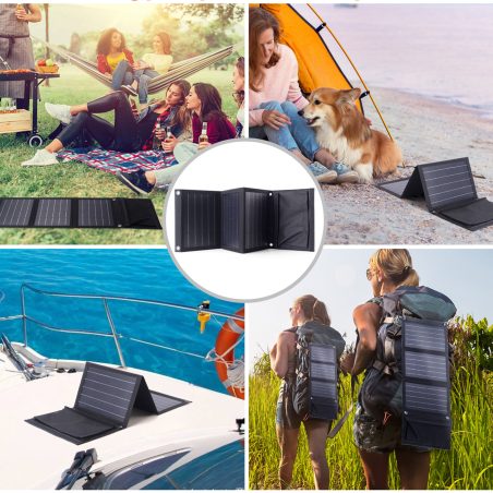 Choetech päikesepaneel 2xUSB 22 W | HL Autoosad