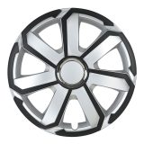 Ilukilp Aerospin 16" must ja hõbedane, 1 tk | HL Autoosad
