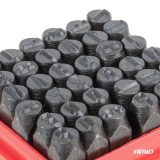 AMiO tähe- ja numbriauguraud 6 mm 1/4" 36 osa | HL Autoosad